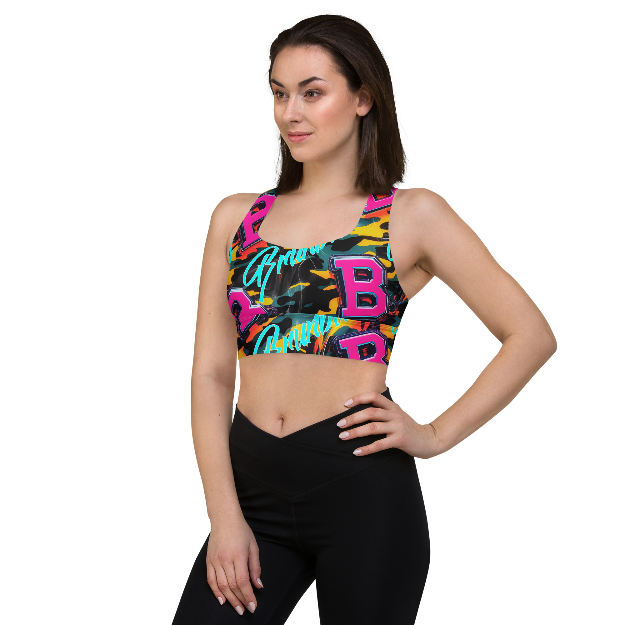 Brunba Dance Fitness Sports Bra – High Support & Stylish Design for Workouts