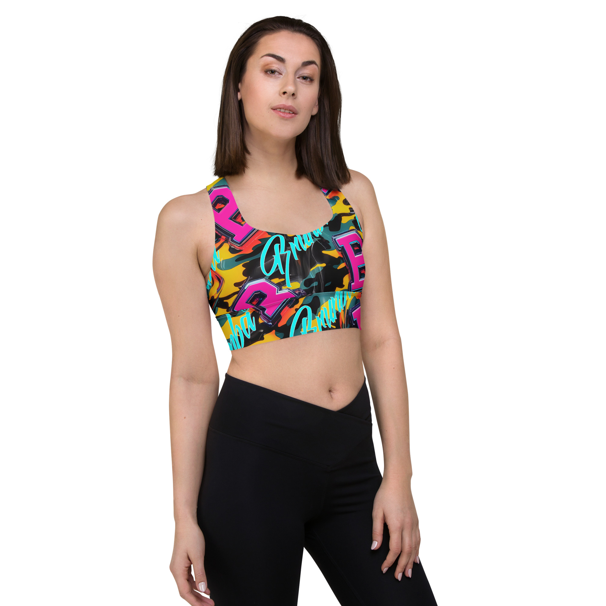 Brunba Dance Fitness Sports Bra – High Support & Stylish Design for Workouts