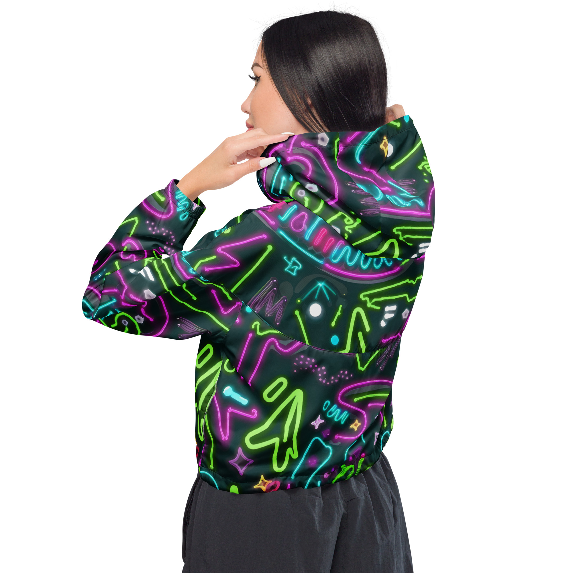 cropped windbreaker