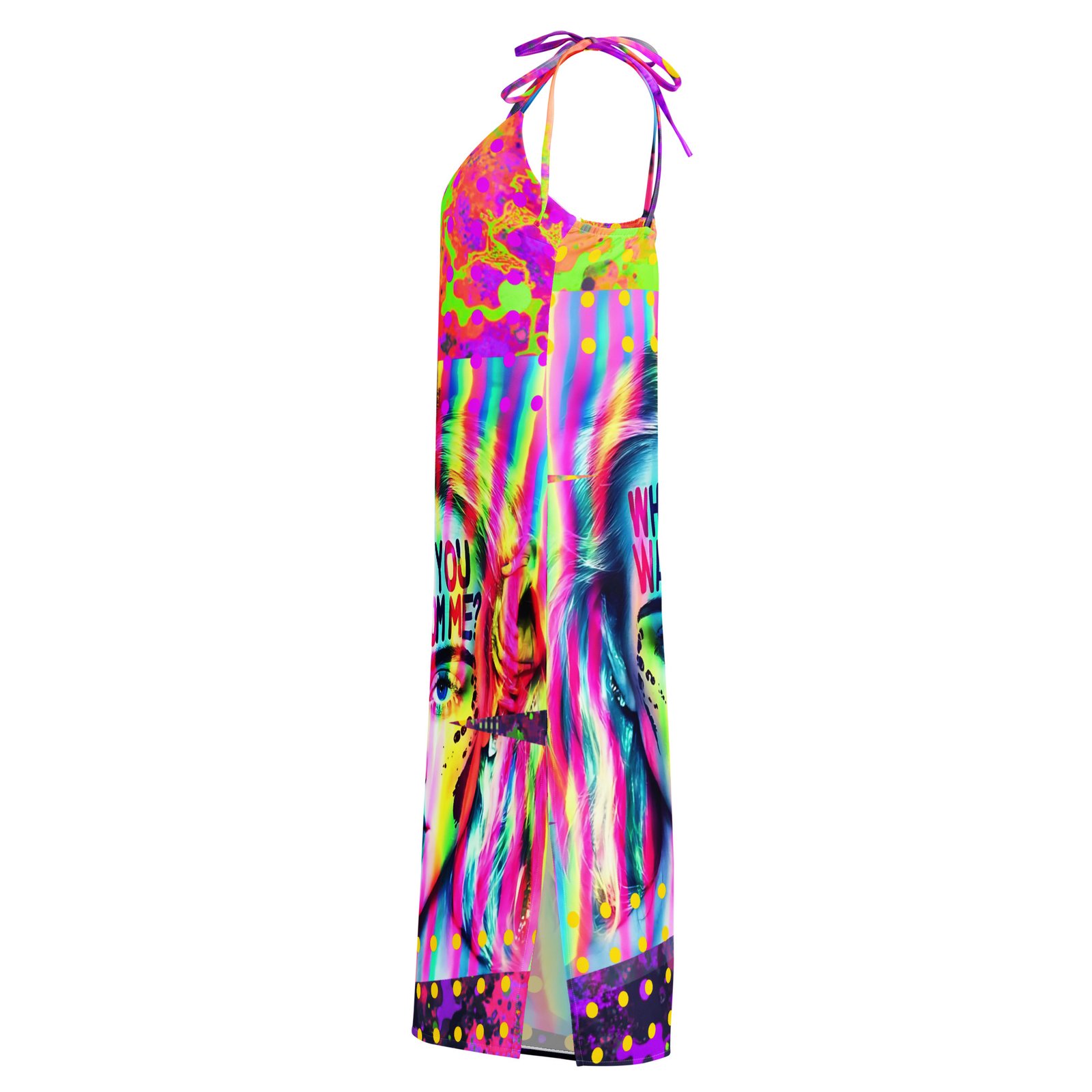 Tie-Strap Midi Dress