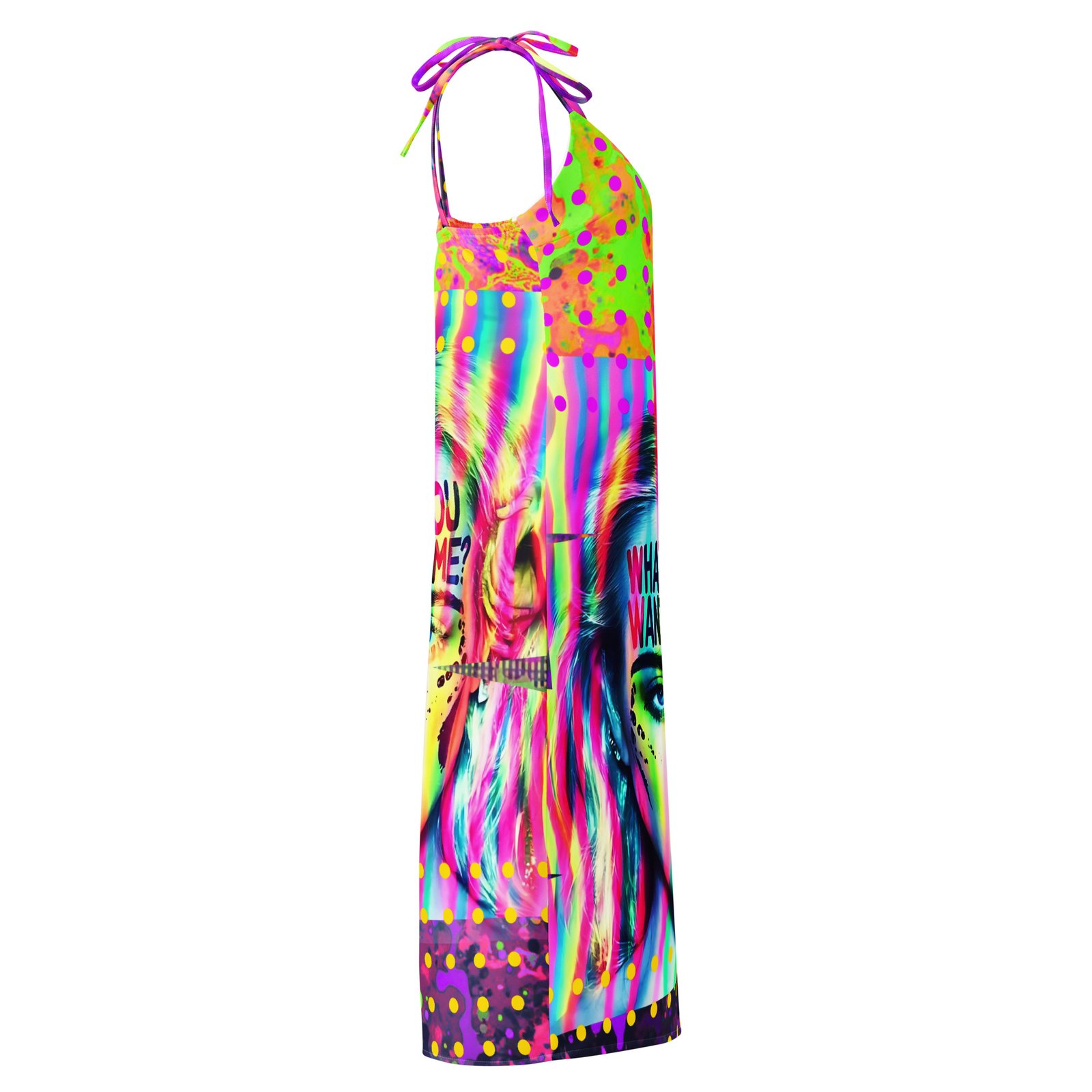 Tie-Strap Midi Dress